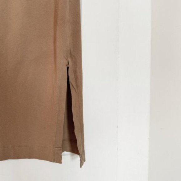 Everlane Weekend Pocket Tee Midi Dress - Brown - Picture 5 of 5